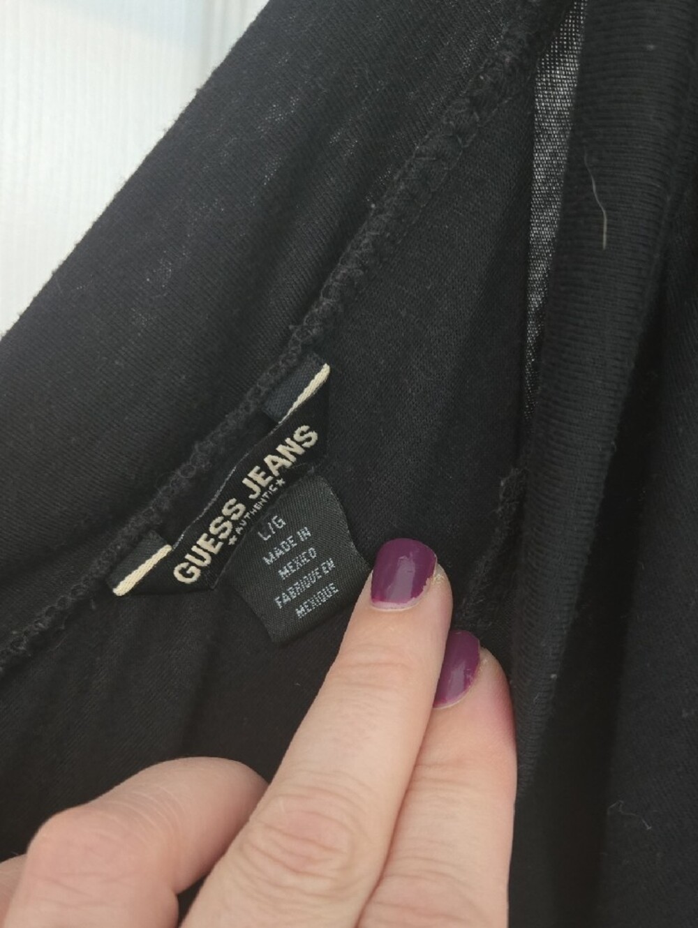 Guess Black V-Neck Flutter Sleeve Camisole - Picture 3 of 3